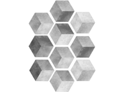 Conjunto De 10 Adesivos De Chão Hexagonais Antiderrapantes Em Pvc, Decoração Criativa.