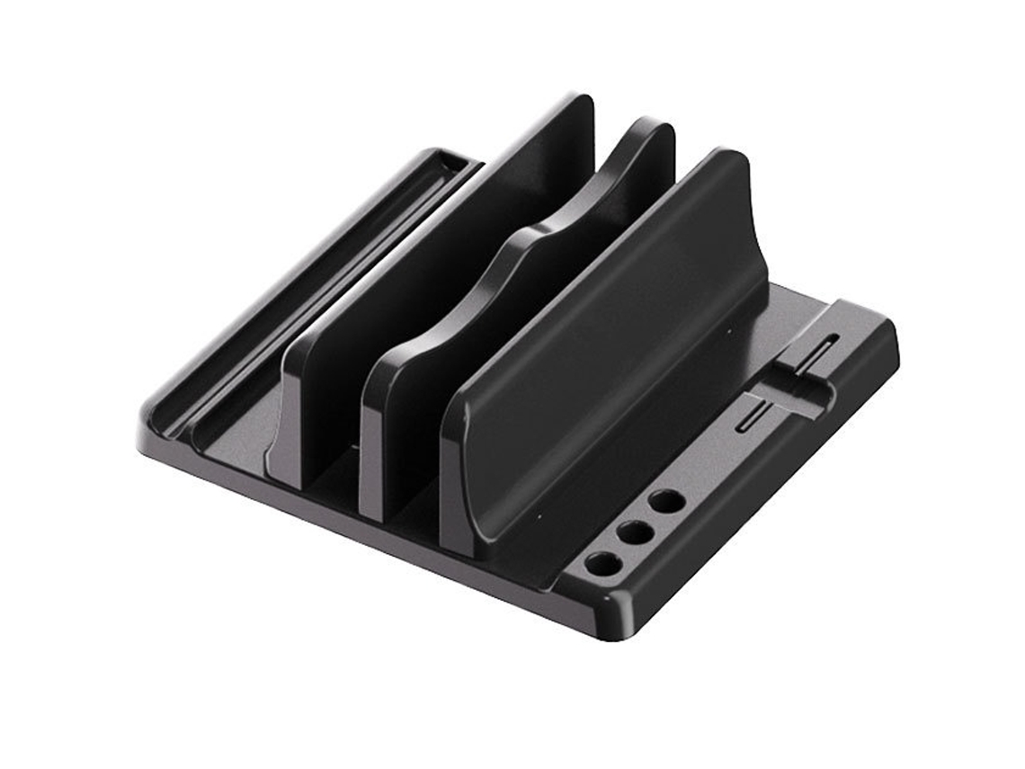 Lurelia Suporte Vertical Para Portátil Ajustável, Antiderrapante, Em Alumínio, Compatível Com Tablet, Em Preto
