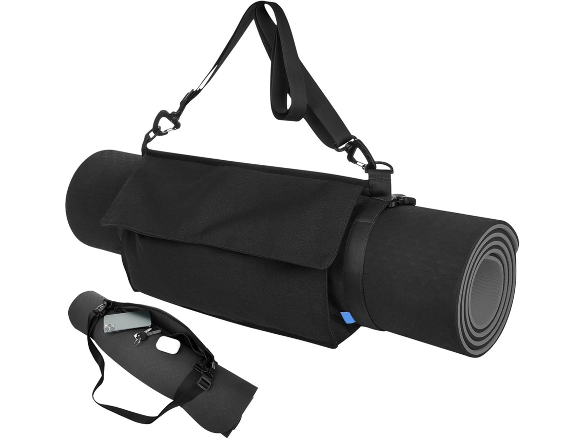 Bolsa para Tapete de Yoga Porta tapete Yoga, Suporte Multifuncional - Transporte com Zíper Completo e Alça