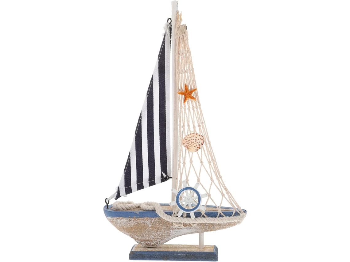 Conjunto de 2 decoraciones de velero mediterráneo de GOKOCO