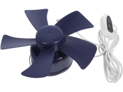 Mini Ventilador Usb Para Cama, Leve E Ideal Barracas, Com Fluxo De Ar