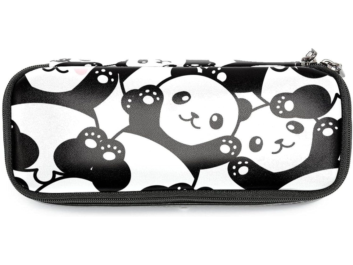 Estojo para lápis com estampa de panda, grande capacidade, ideal para escola, mesa, adultos, meninas e meninos.