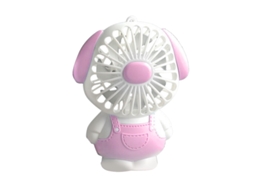 Ventoinha Usb Animal Cachorro Rosa Estudantes Presente