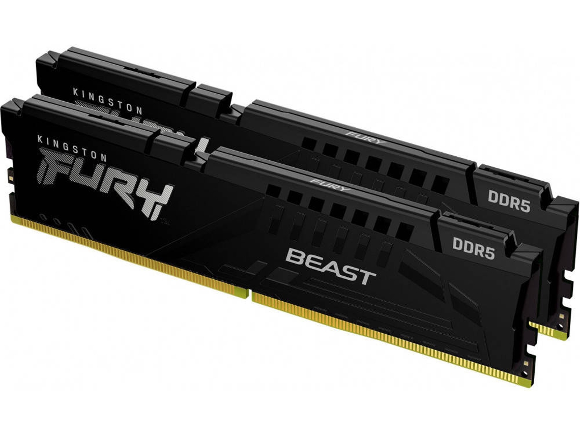 Memória RAM KINGSTON FURY BEAST DDR5 (2x32 Gb- 5600 MHZ)
