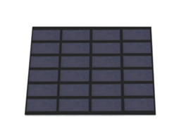 Polissílio Painel Solar Mini 1.5w 6v Laminado Pet Para Carregador de Bateria Faça Você Mesmo Ao Ar Livre