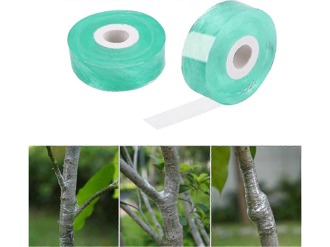 Fita De Enxerto De Plantas, Biodegradável, Autoadesiva, 3 Rolos