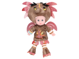 Muñeca Bebé Dinossauro Cute Peluche Macio Brinquedo Para Meninas E Meninos 40cm/15.7in Café