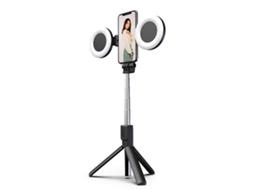 Palo Selfie Bluetooth LAXISCREED com Tripé e Luz