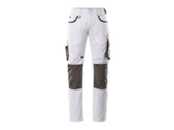 Calças Grandes Com Bolsos Para Joelheiras Unique 13079 Branco 47 / 35 MASCOT