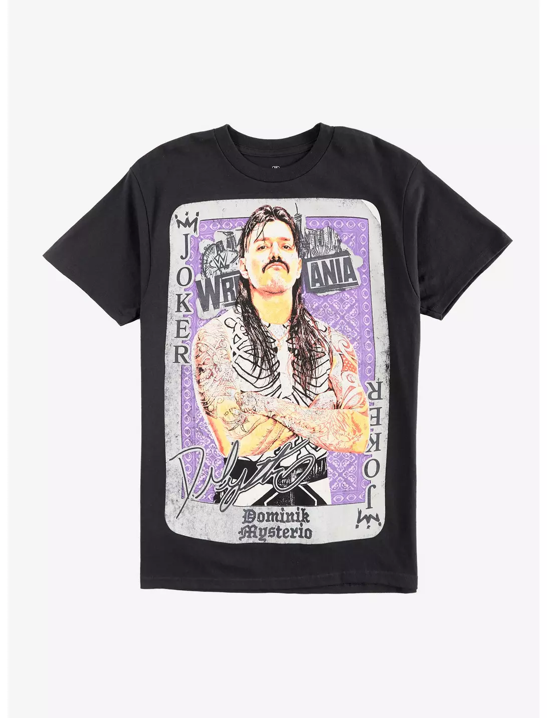 Wwe Dominik Mysterio Wrestlemania Card T shirt Unisex Adults Size:l ROCKINSTONE