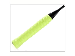 Fita absorvente de suor 2026rebe para raquete de badminton, empunhadura respirável com quilha, adesivo para mão, cor verde fluorescente