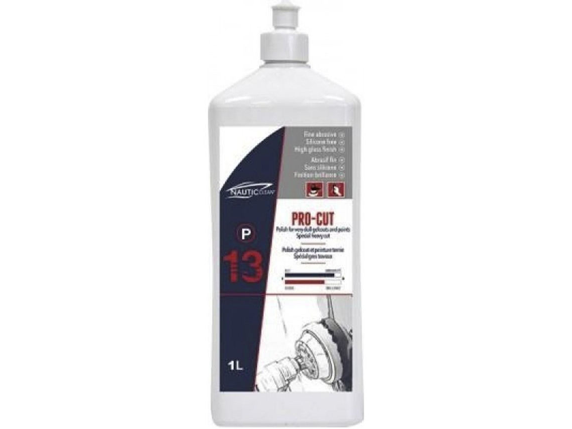500Ml 13 Polonês Limpador Transparentenautic Clean
