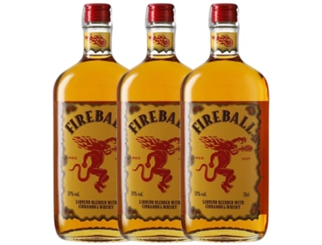 Licor FIREBALL Fireball Red Hot (0.7 L - 3 unidades)