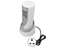 Aquecedor de ar de mesa de cerâmica PTC, aquecedor de torre silencioso, ideal para residências no inverno, 110 V-220 V