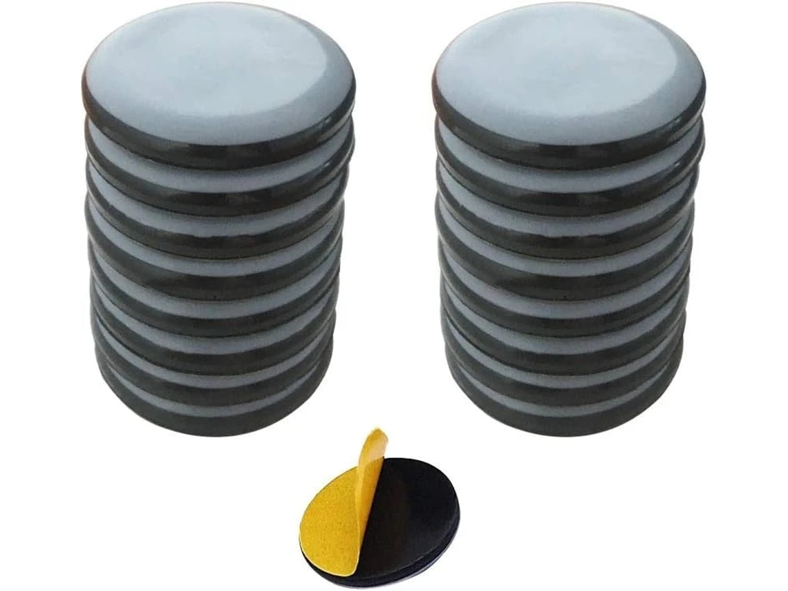 Deslizadores Para Móveis, Silicone, Redondo, Autoadesivo, Carpetes, Para Sofás, 40 Mm