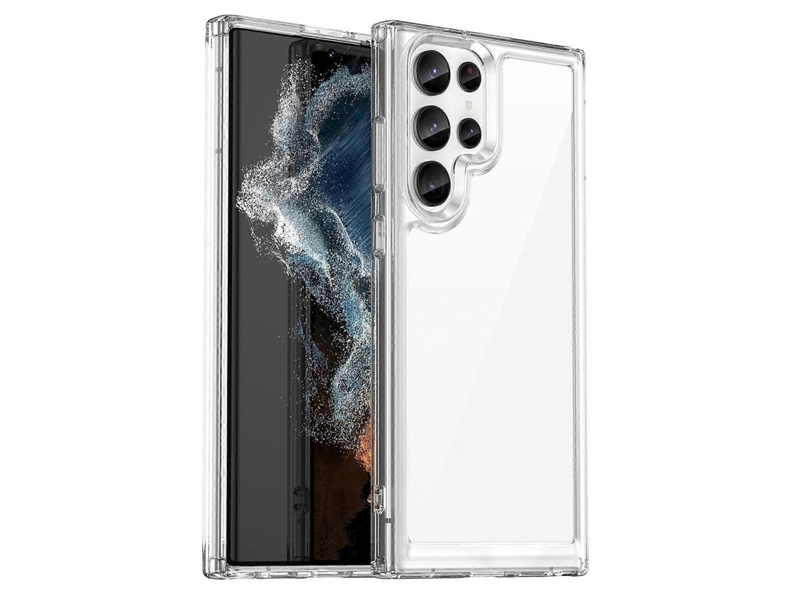 Capa De Acrílico Tpu Para Samsung Galaxy S23 Ultra 5g Série Colorida