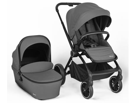 Carrinho De Bebé Com Alcofa 2 In 1 Babygo Harmony Grey