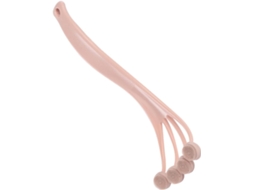 Escova Esfoliante Corporal E Para As Costas Homoyoyo, Escova De Banho Com Cabo Longo Silicone, Rosa, Cuidados Com A Pele