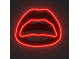 Painel LED YELLOWPOP Tom W Red Lips