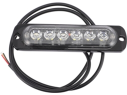 Luzes Estroboscópicas De Led Ultrafinas Partykindom, Com 6 Leds Brancos, Para Veículos Utilitários, Iluminação De