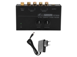 Aetheria pré amplificador Phono para Toca discos com Controle de Volume Independente e Equalização Riaa