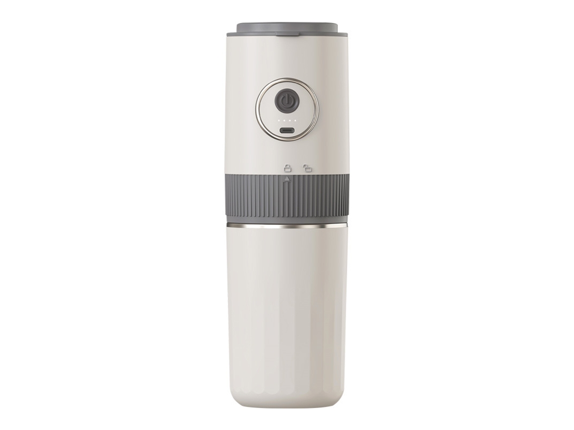 Máquina de Café Portátil ZSANFS com Moagem e Preparação (branco Cereja 245x80mm)