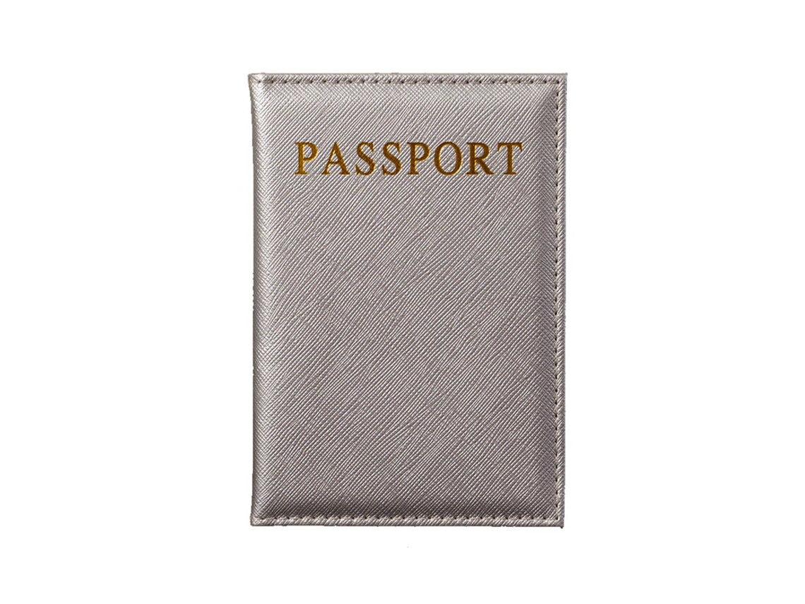Porta Passaporte De Viagem, Em Couro Sintético, Cor Branco, Adequado Para Aeroportos, Férias, Cruzeiros E Viagens Profissionais