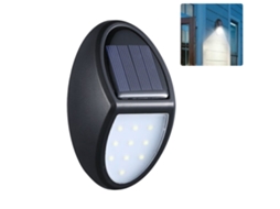 Lâmpada Parede Solar 10led Ip65 À Prova D'água Jardim Quintal Externa S/MARCA