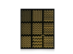Sticker De Arte De Uñas 3d Com Linhas De Metal Dourado Decoração Adesiva Para Manicura Dp301