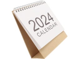 Calendário De Mesa Dobrável Shooweroro, Design Robusto, Formato Grande