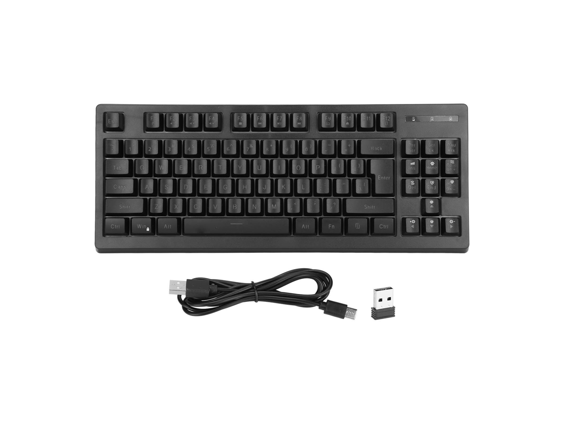 Teclado Sem Fio LAXISCREED 2.4g Iluminação Rgb