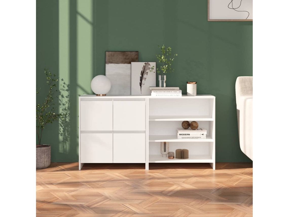 Sideboard, Sideboards Vidaxl Branco Madeira Processada (n/a)