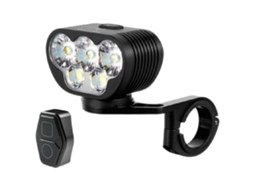 Remo Unisex MAGIC SHINE Luz frontal da versão ta monteer 8000s galaxy v2 (Preto - 8000 Lumens)