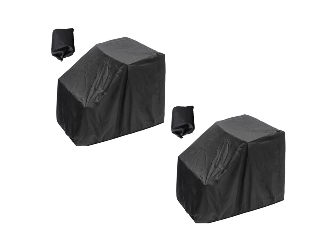 2 Peças Capa de Proteção para Barcos e Iates Cobertura para Consola Central, Impermeável, À Prova de Poeira e Anti uv (46x40x45 Polegadas)