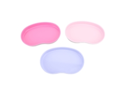3pcs Bandeja Decorativa De Acero Inoxidable Apilable Para Herramientas De Uñas Joyería Maquillaje Rosa Y Morado