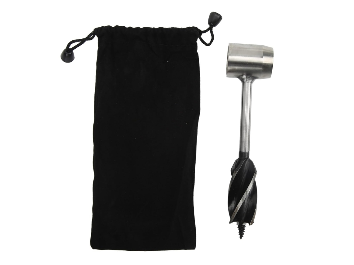 Conjunto De Chave De Broca Manual Portátil Multifuncional Em Aço Inoxidável Com Estojo (bolsa De Tec Gokoco