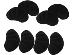 Protetores De Calcanhar Espuma Pretos, 4 Pares