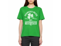 Rockinstone Rocky Movie Shamrock Meats Philly Solid Kelly Adult T-shirt Size:s