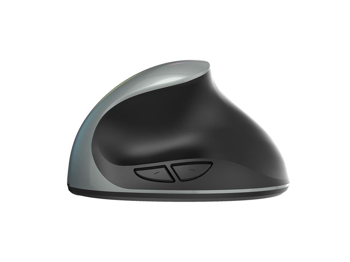 Mouse Ergonômico Vertical Sem Fio 2.4g Hxsj X10 Com 3 Níveis Ajustáveis E Recarregável Cinza