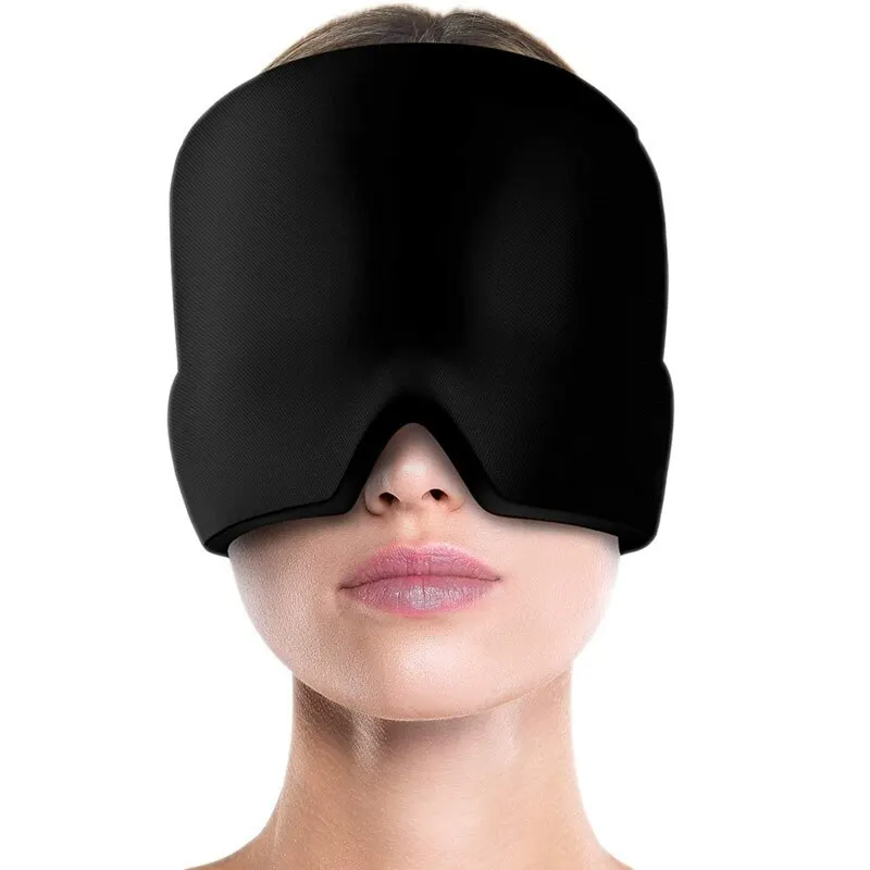 Touca de Gelo para Enxaqueca e Dor de Cabeça, Terapia Quente e Fria AQUAFORGE