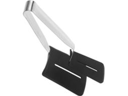 Pinça Para Grelhar Yarnow Em Aço Inoxidável 304com Pontas De Silicone Pretas, Acessório De Cozinha Grosso E Alongado