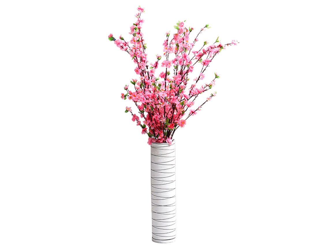 Laxiscreed Rosa De Seda Artificial Com Ponta De Pêssego, Ideal Para Decoração E Costura