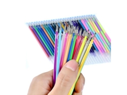 Recargas De Canetas Coloridas Neon Glitter Pastel Para Estudantes Materiais De Escritório