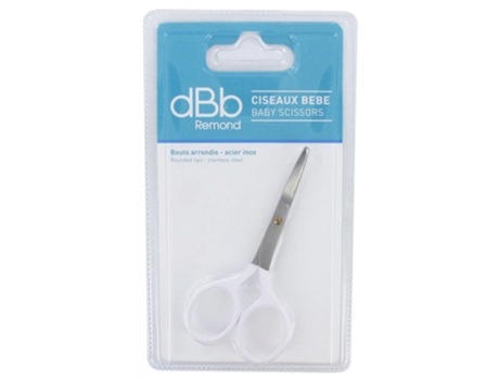 Tesoura Pontas Arredondadas Cor: Branco DBB REMOND