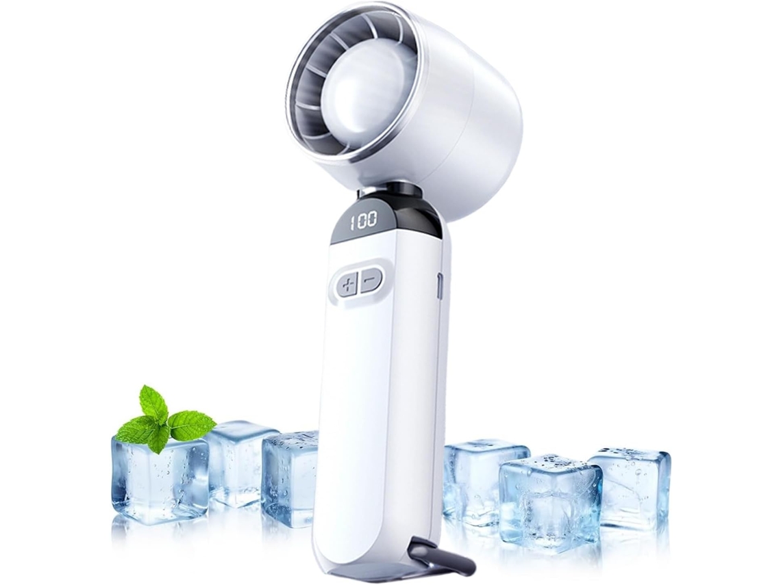 Mini Ventilador Usb com clipe, recarregável, mãos livres