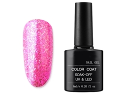 Esmalte De Unha Gel Uv/led Soak Off Brilho Glitter 8ml 11111 Para Manicure Elegante