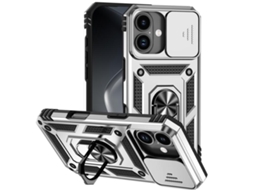 Capa Para Iphone 17 - Suporte Deslizante Para Câmera