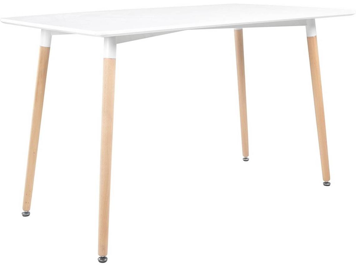 Mesa de Refeição HAPPY GARDEN Pia (Branco - Plástico - 120 x 70 x 75 cm)
