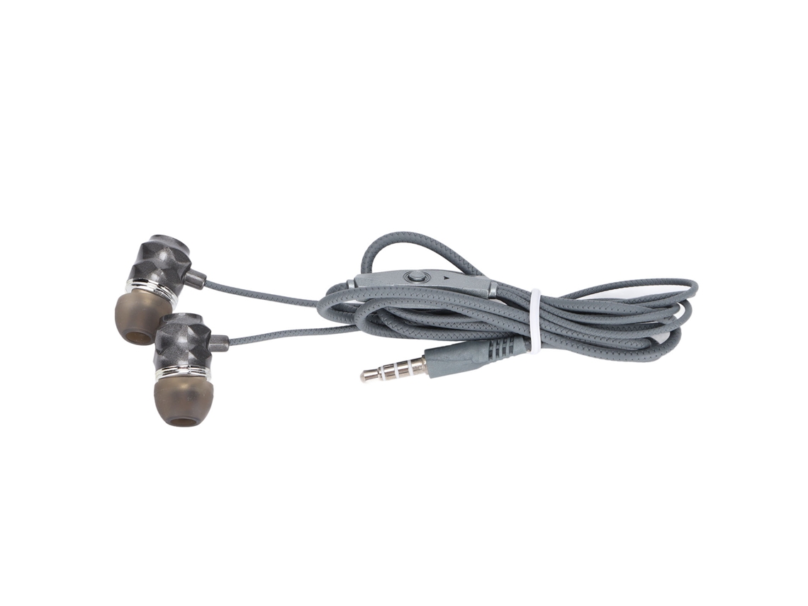 Fones intra auriculares EOOCOO com Microfone e graves potentes
