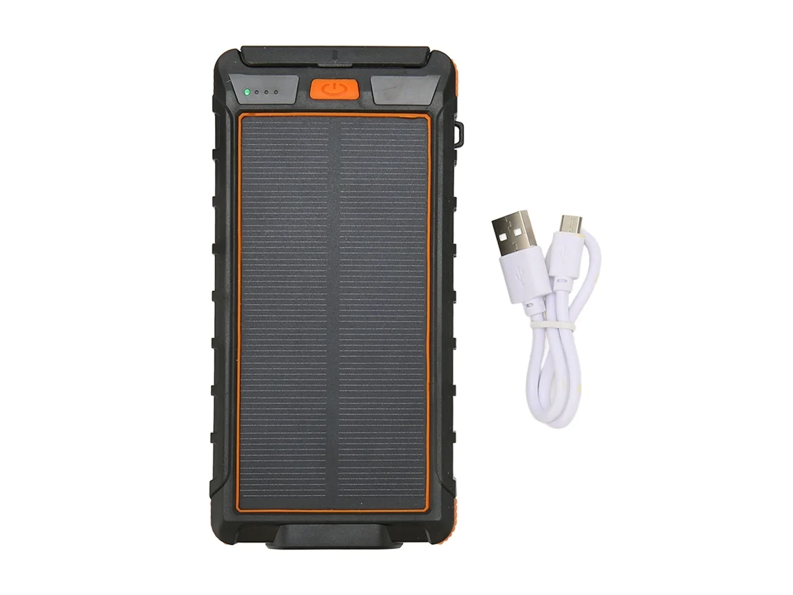 Bateria Solar Portátil LAXISCREED com Bússola e Lanterna Led